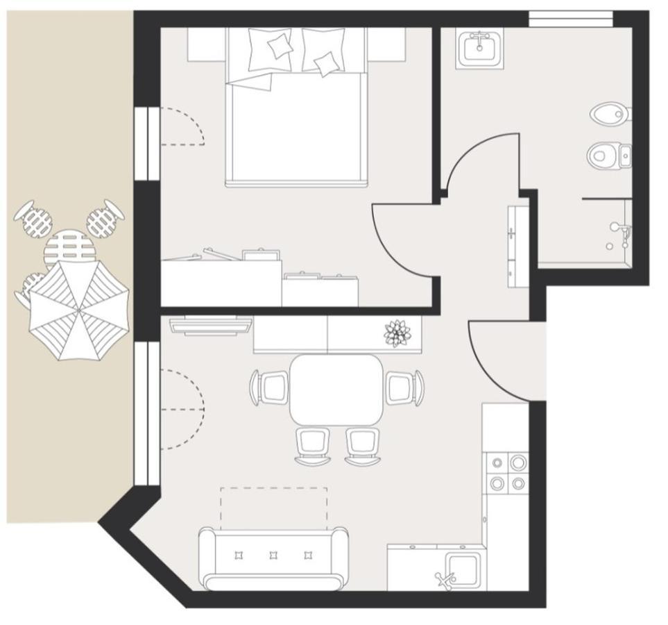 Zum Sonnentor App Larix Apartment Lutago Luaran gambar